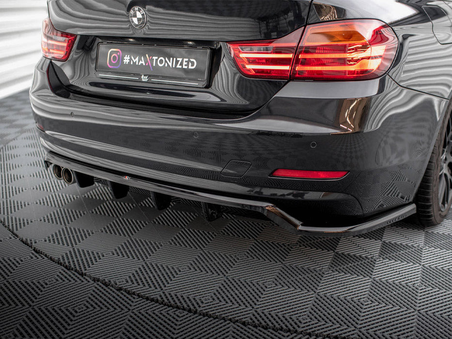 CENTRAL REAR SPLITTER (VERTICAL BARS) BMW 4 GRAN COUPE F36