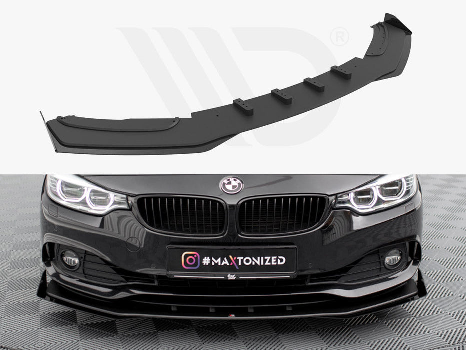 STREET PRO FRONT SPLITTER + FLAPS BMW 4 GRAN COUPE F36