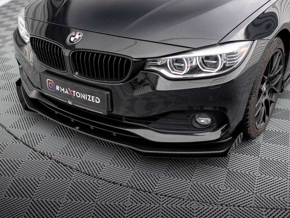 STREET PRO FRONT SPLITTER + FLAPS BMW 4 GRAN COUPE F36