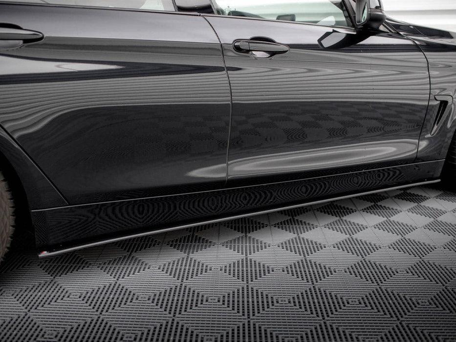 STREET PRO SIDE SKIRTS DIFFUSERS BMW 4 GRAN COUPE F36