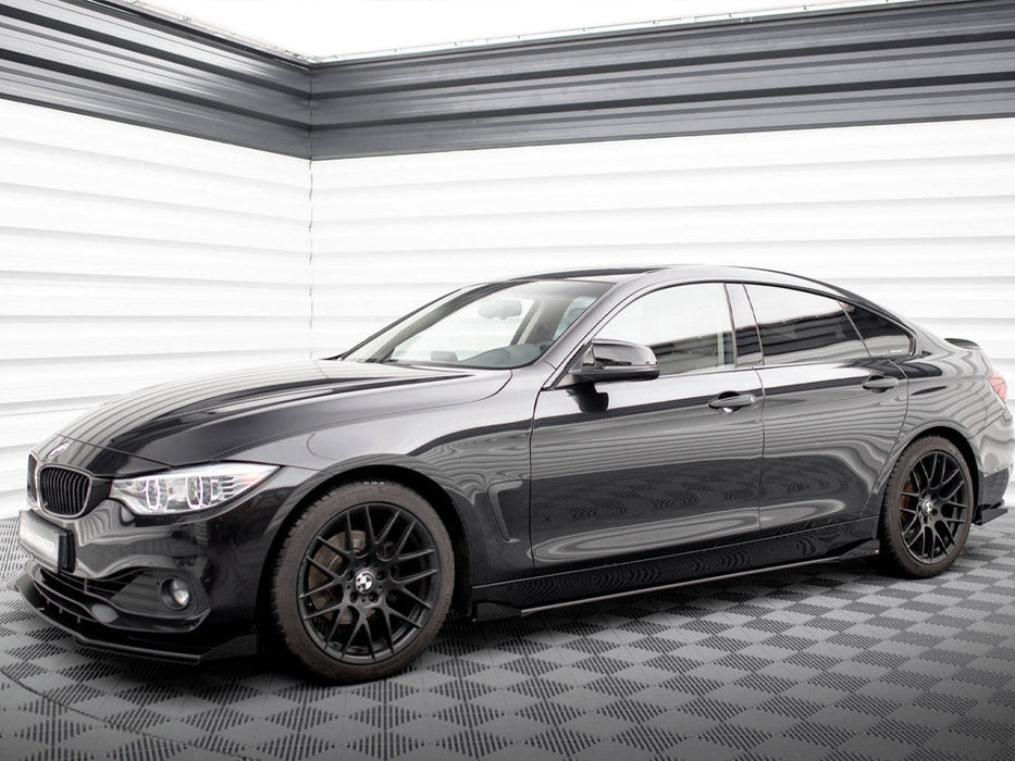 STREET PRO SIDE SKIRTS DIFFUSERS + FLAPS BMW 4 GRAN COUPE F36