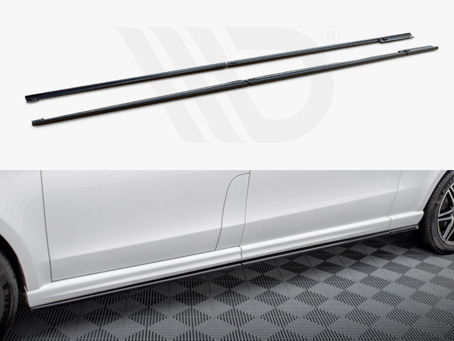 SIDE SKIRTS DIFFUSERS MERCEDES V-CLASS EXTRA LONG AMG-LINE W447 FACELIFT