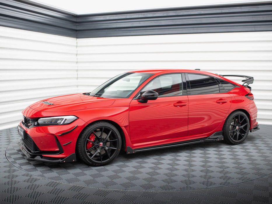 SIDE SKIRTS DIFFUSERS V.1 + FLAPS HONDA CIVIC TYPE-R MK 11