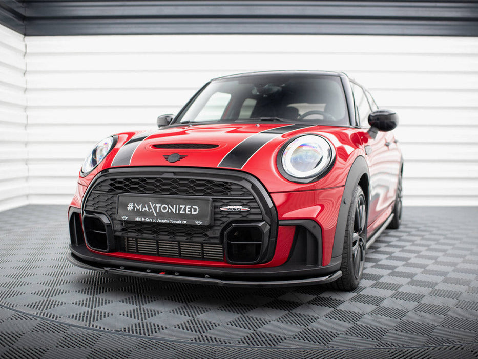 FRONT SPLITTER V.1 MINI COOPER S JOHN COOPER WORKS F55 FACELIFT ...