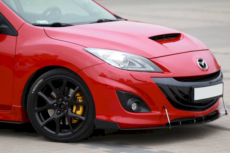 FRONT RACING SPLITTER MAZDA 3 MK2 MPS