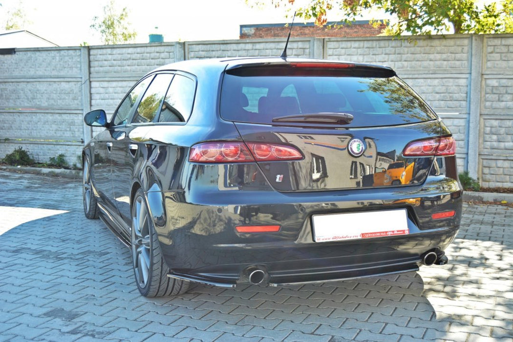 CENTRAL REAR SPLITTER ALFA ROMEO 159 (WITHOUT VERTICAL BARS)