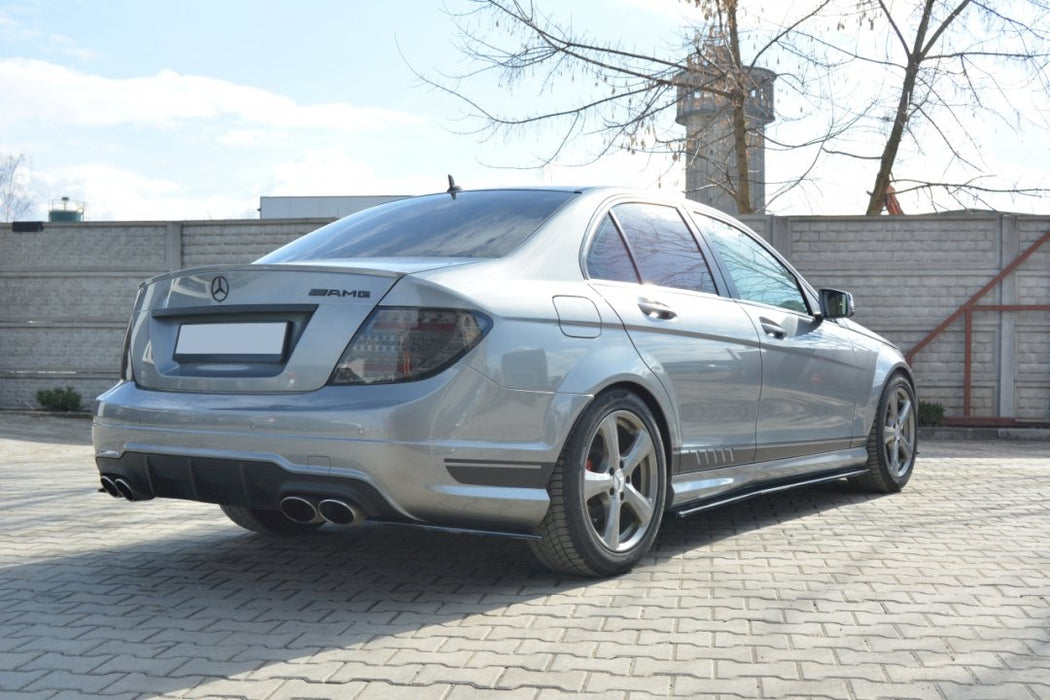 REAR SIDE SPLITTERS MERCEDES C W204 AMG-LINE (FACELIFT) 2010-2015