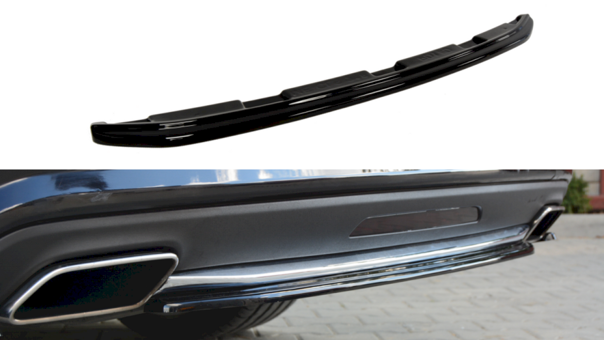 CENTRAL REAR SPLITTER MERCEDES CLS C218 AMG-LINE (WITHOUT A VERTICAL BAR) (2011-2014)