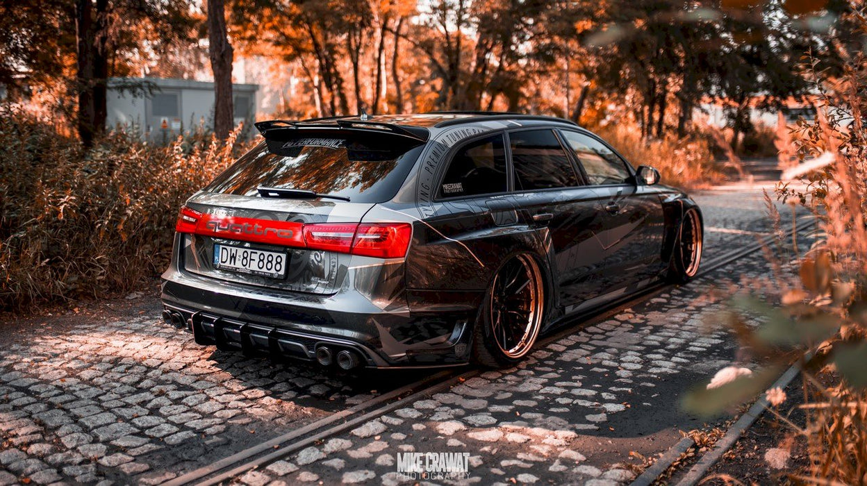 AUDI S6 C7 AVANT WIDE BODY + SET OF CARBON SPLITTERS