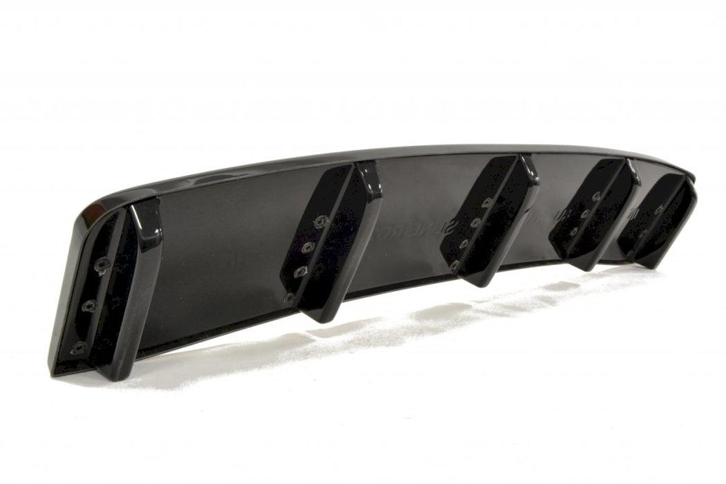 CENTRAL REAR SPLITTER AUDI A7 S-LINE (FACELIFT) (WITH VERTICAL BARS) (2014-2018)