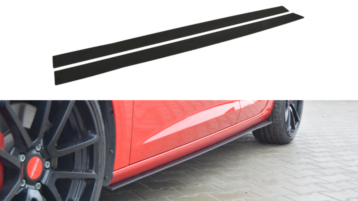 RACING SIDE SKIRTS DIFFUSERS SEAT LEON III CUPRA / FR