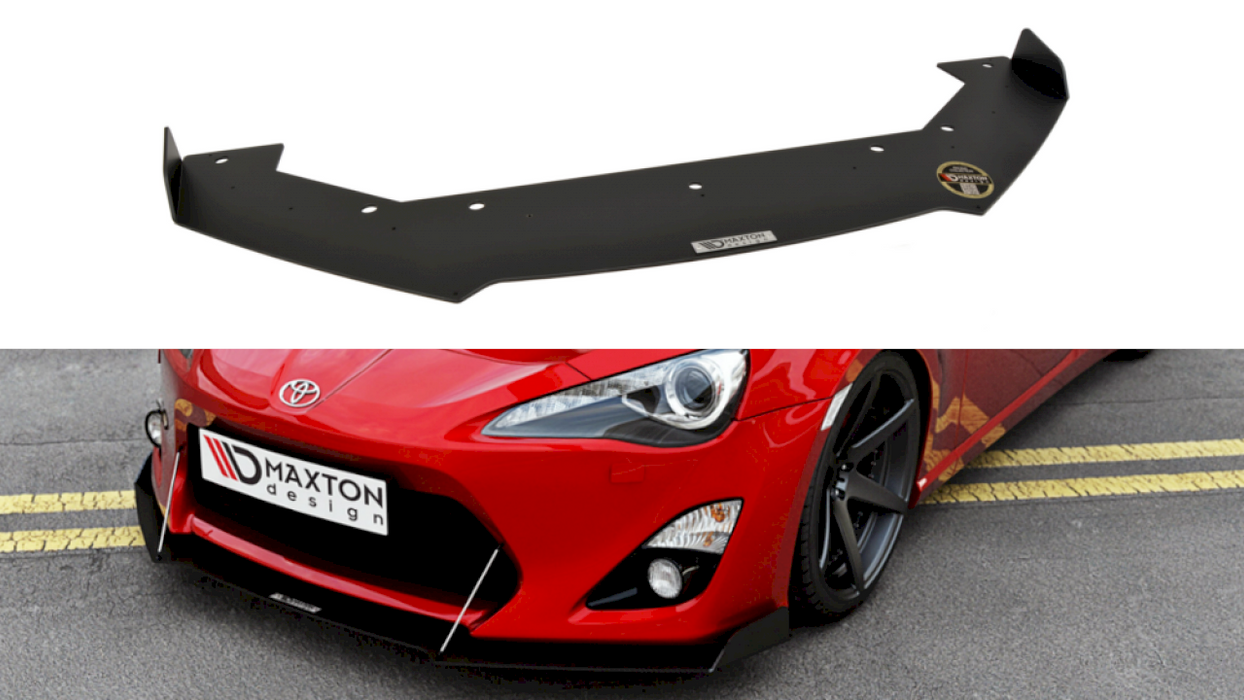 FRONT RACING SPLITTER TOYOTA GT86 (WITH WINGS) (2012-2016)