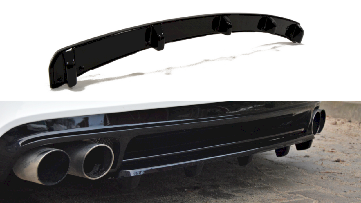 CENTRAL REAR SPLITTER AUDI TT S 8J (WITH A VERTICAL BAR) (2008-13)