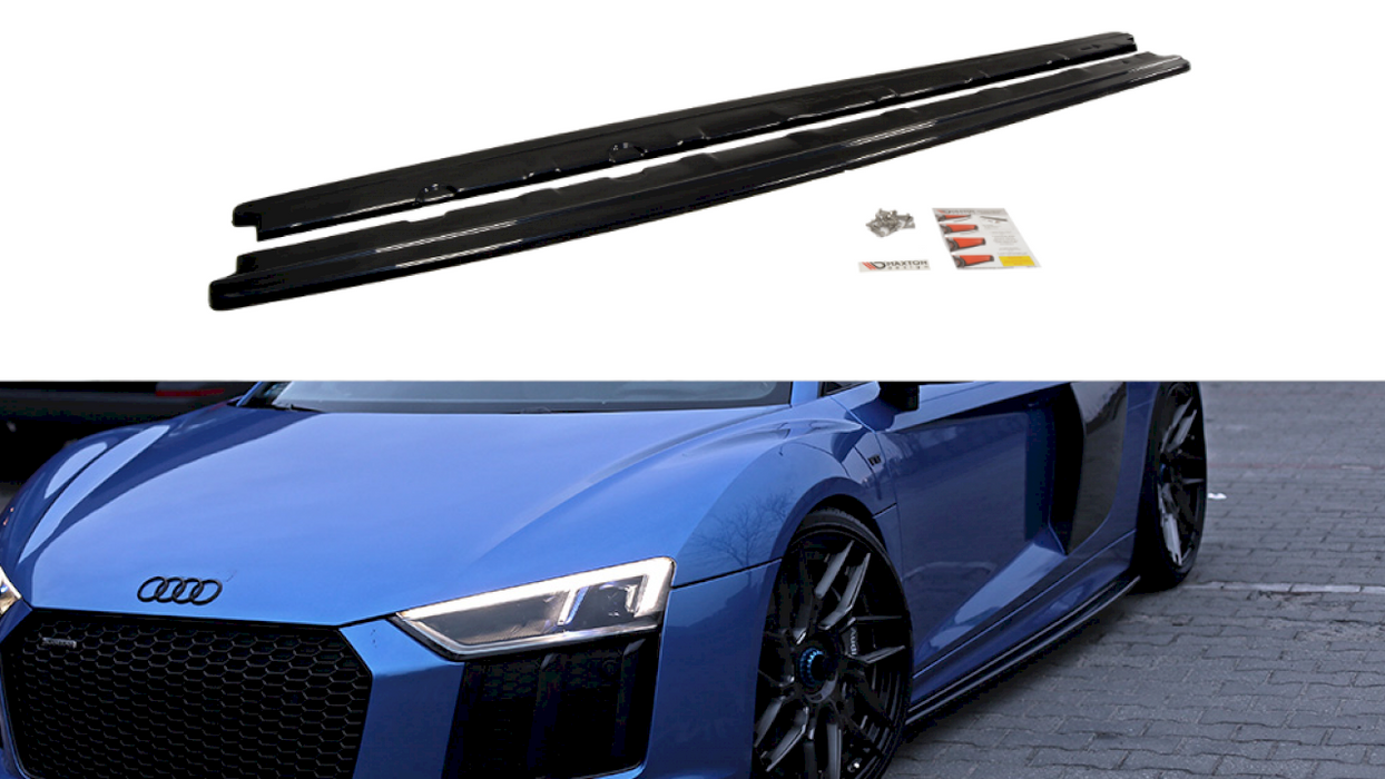 SIDE SKIRTS DIFFUSERS AUDI R8 II