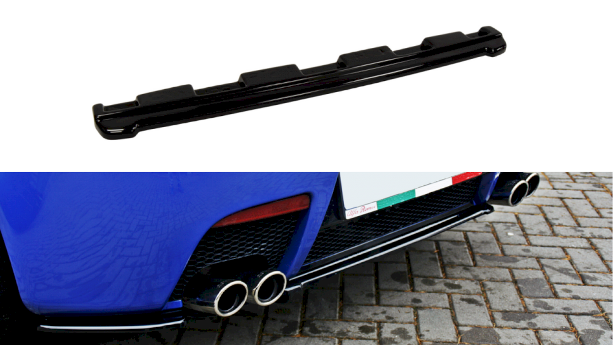 CENTRAL REAR SPLITTER ALFA ROMEO 147 GTA (WITHOUT VERTICAL BARS)