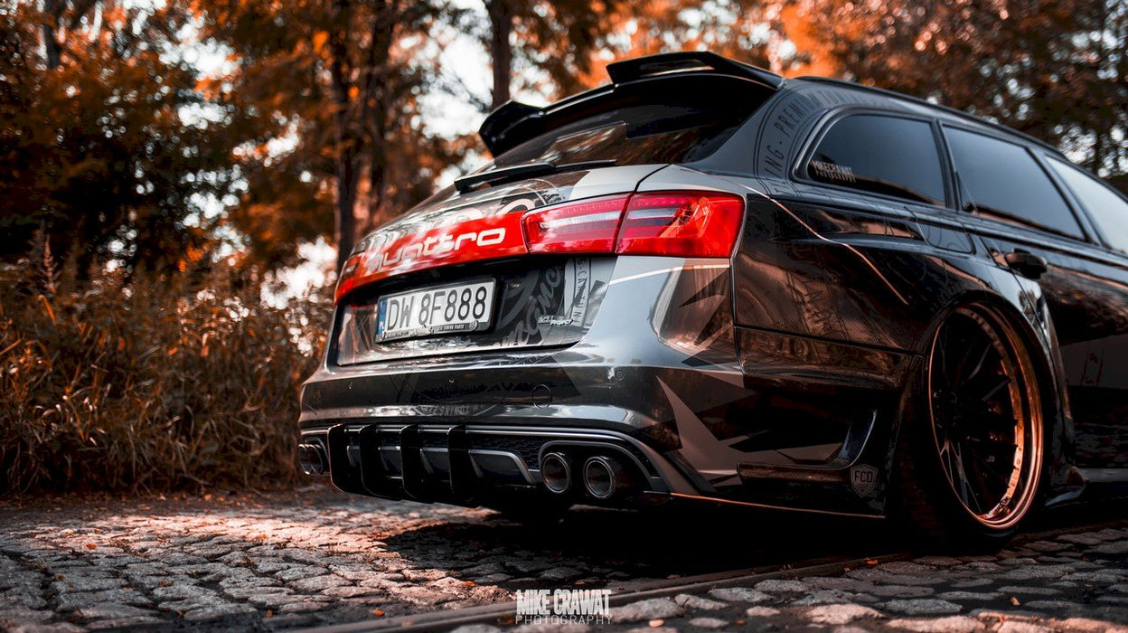 AUDI S6 C7 AVANT WIDE BODY + SET OF CARBON SPLITTERS