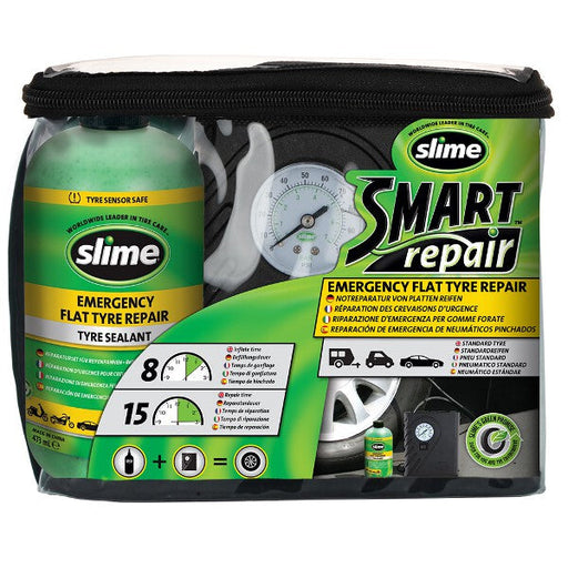 SLIME SMART REPAIR KIT COMPRESSORE LIQUIDO 473ml GONFIA E RIPARA