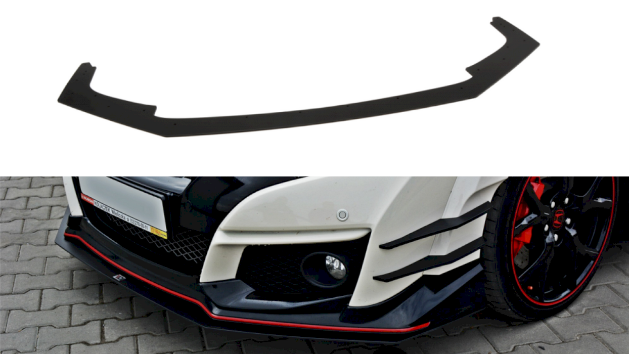 FRONT RACING SPLITTER V.1 HONDA CIVIC IX TYPE R (2015-2017)