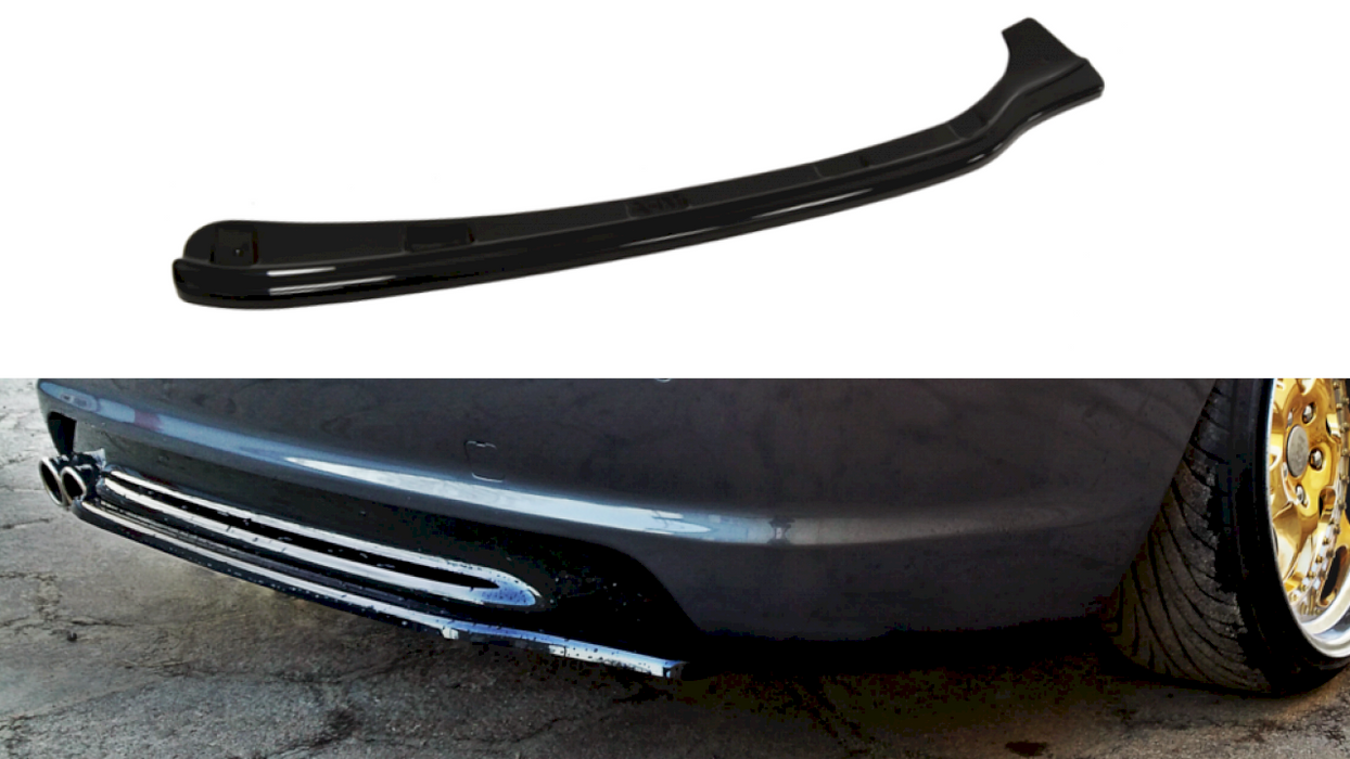 CENTRAL REAR SPLITTER BMW 3 E46 MPACK COUPE (WITHOUT VERTICAL BARS)