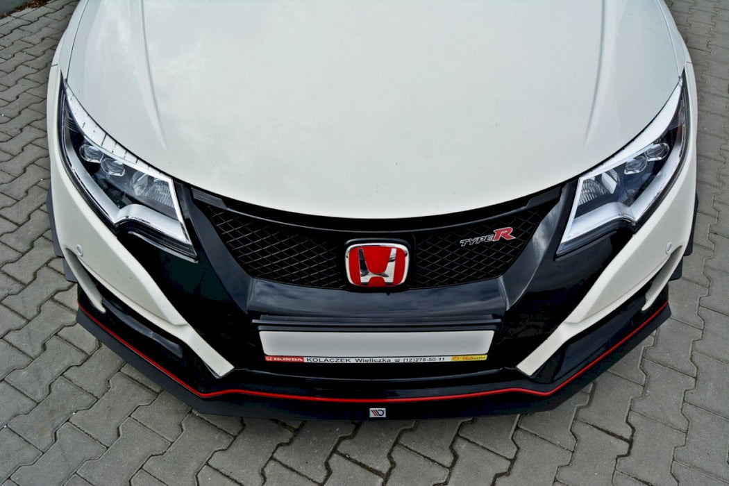 FRONT RACING SPLITTER V.1 HONDA CIVIC IX TYPE R (2015-2017)