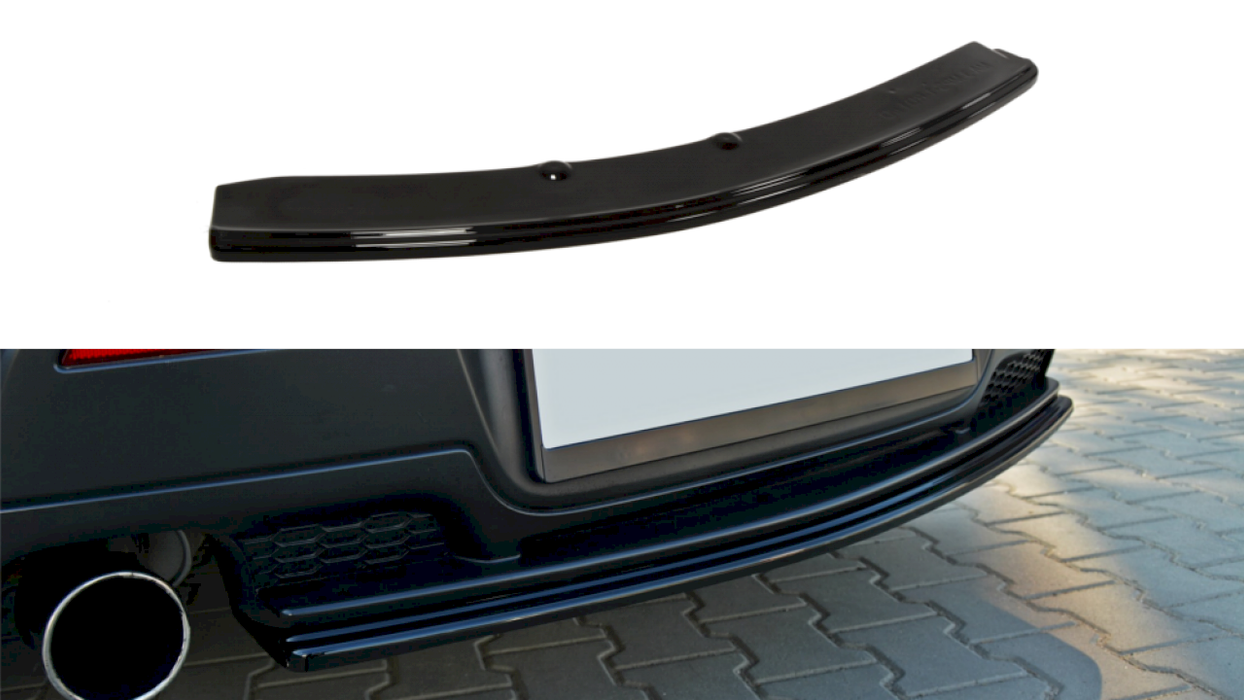 CENTRAL REAR SPLITTER MAZDA 3 MPS MK1 PREFACE (WITHOUT VERTICAL BARS)