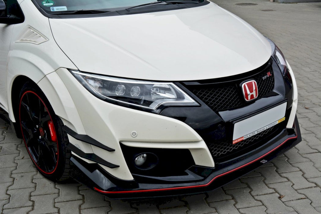 FRONT RACING SPLITTER V.1 HONDA CIVIC IX TYPE R (2015-2017)