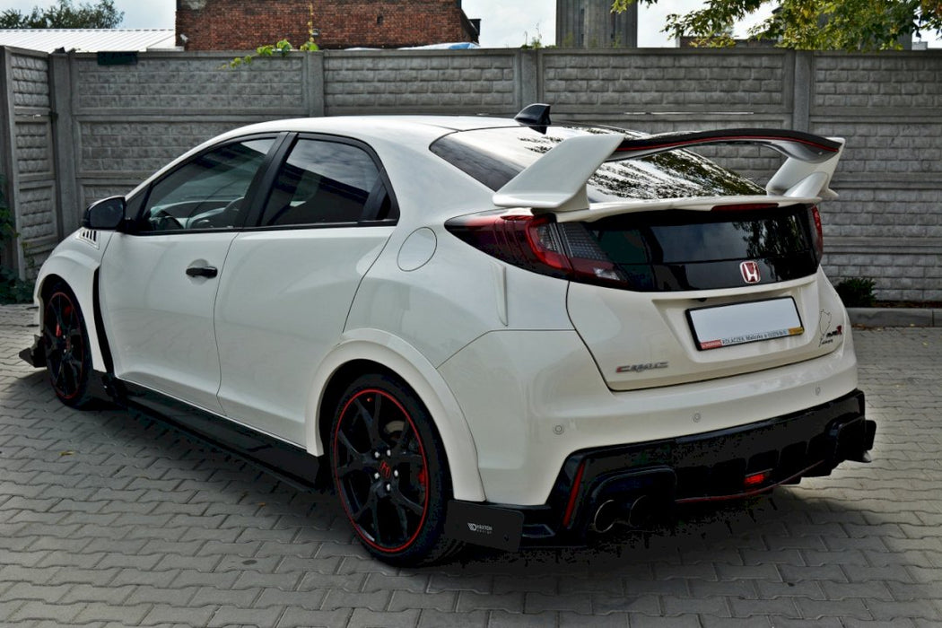 RACING REAR SIDE SPLITTERS HONDA CIVIC IX TYPE R (2015-2017)