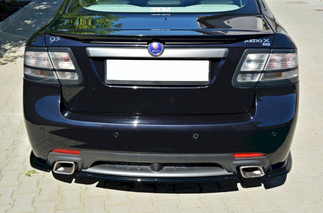 CENTRAL REAR SPLITTER SAAB 9-3 TURBO X (2007-11)