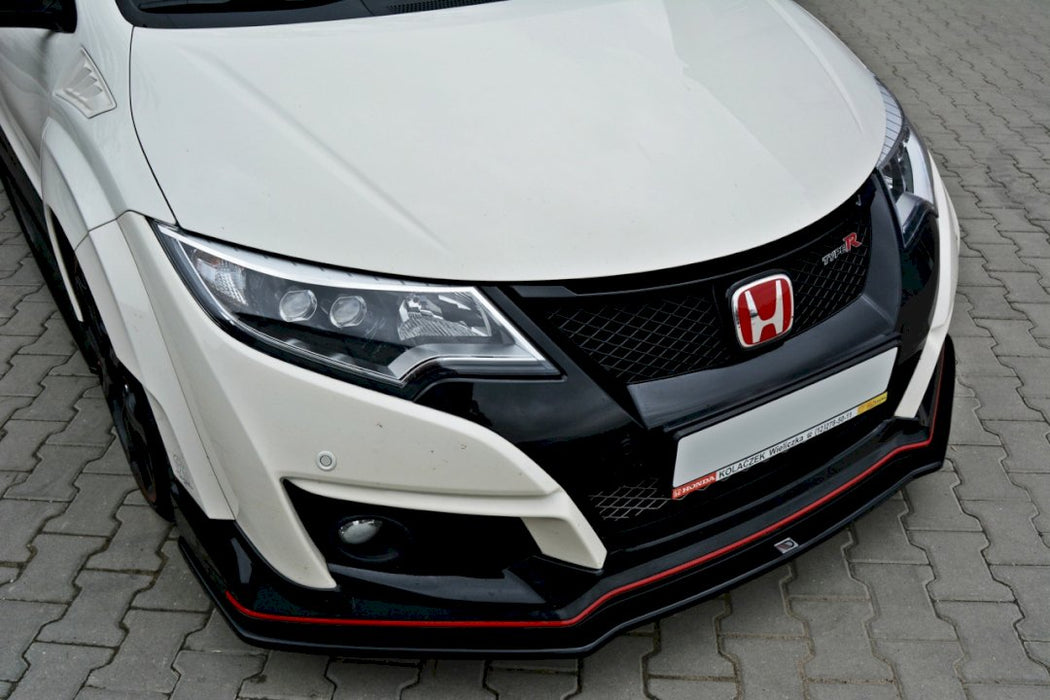 FRONT SPLITTER V.1 HONDA CIVIC IX TYPE R (2015-2017)