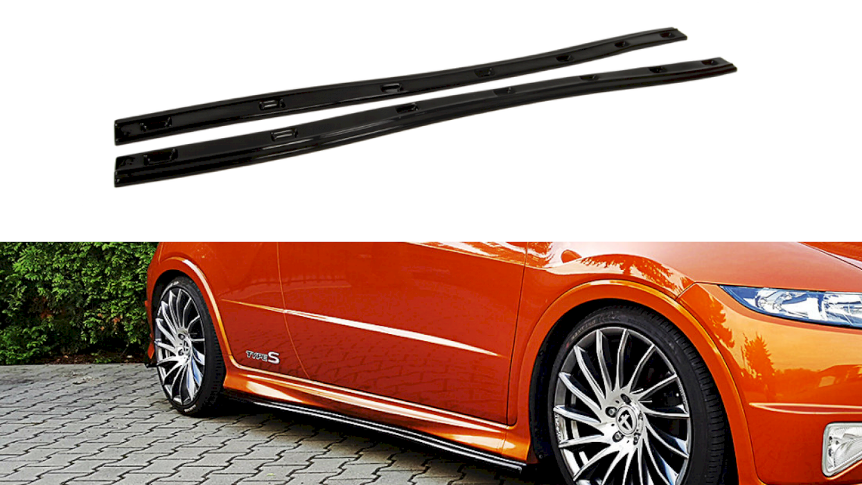 SIDE SKIRTS DIFFUSERS HONDA CIVIC VIII TYPE S/R