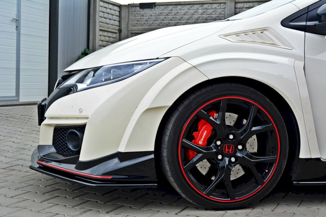 FRONT SPLITTER V.1 HONDA CIVIC IX TYPE R (2015-2017)