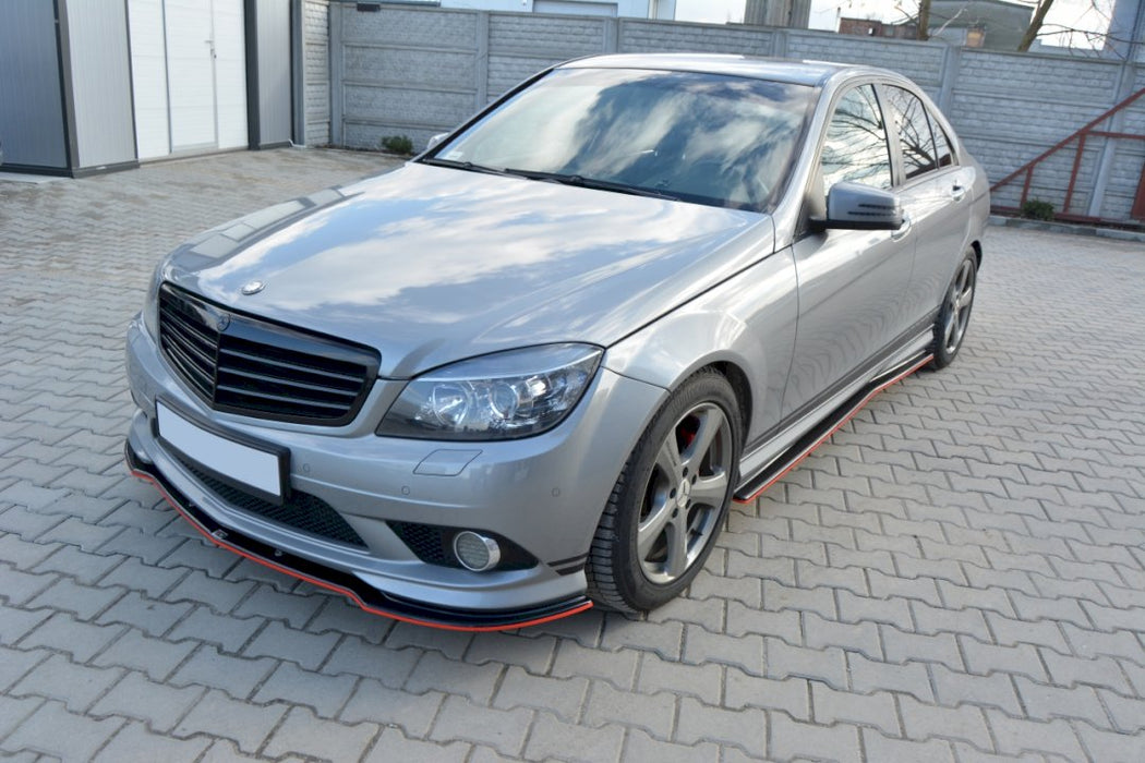 SIDE SKIRTS DIFFUSERS MERCEDES C W204 AMG-LINE (PREFACE)