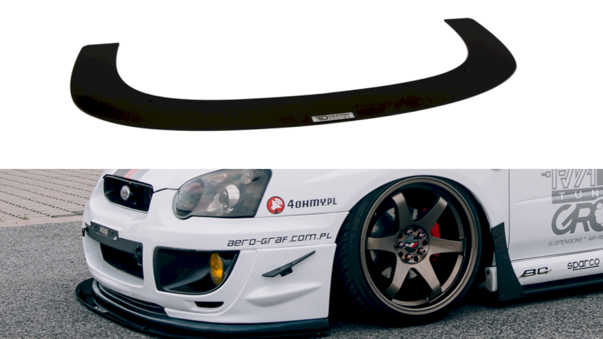 FRONT RACING SPLITTER SUBARU IMPREZA WRX STI (BLOBEYE)