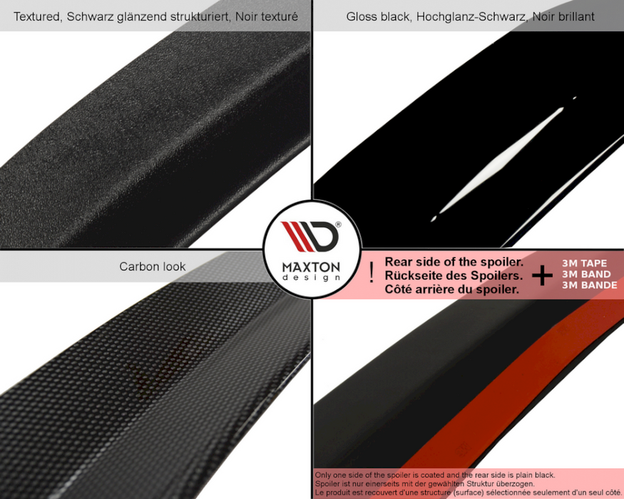 UPPER SPOILER CAP BMW M3 E36 GTS (1992-1999)