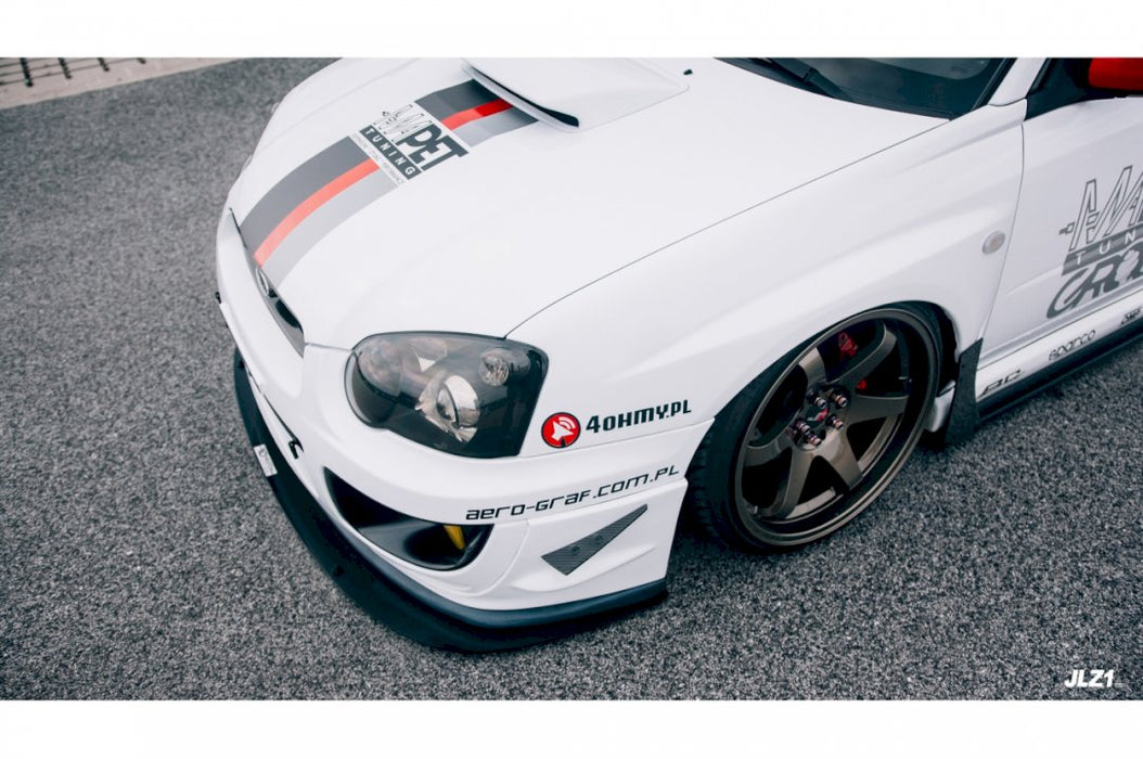 FRONT RACING SPLITTER SUBARU IMPREZA WRX STI (BLOBEYE)