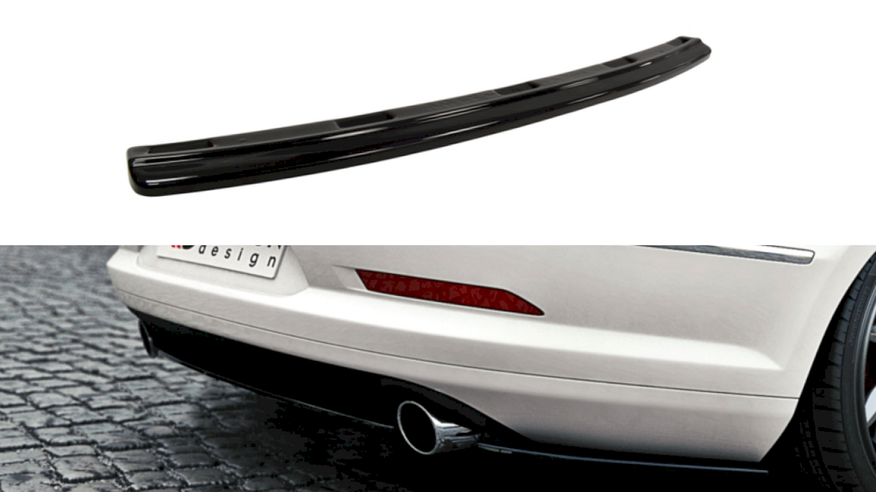 CENTRAL REAR SPLITTER VW PASSAT CC R36 RLINE (PREFACE) (WITHOUT VERTICAL BARS)