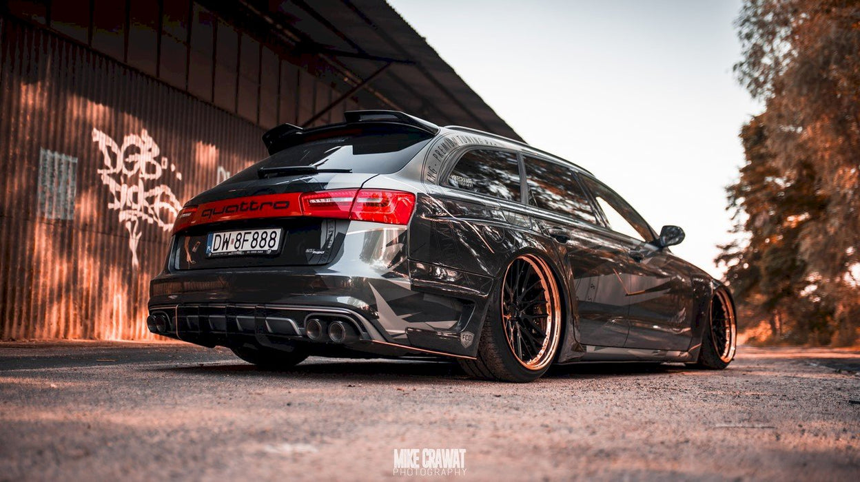 AUDI S6 C7 AVANT WIDE BODY + SET OF CARBON SPLITTERS