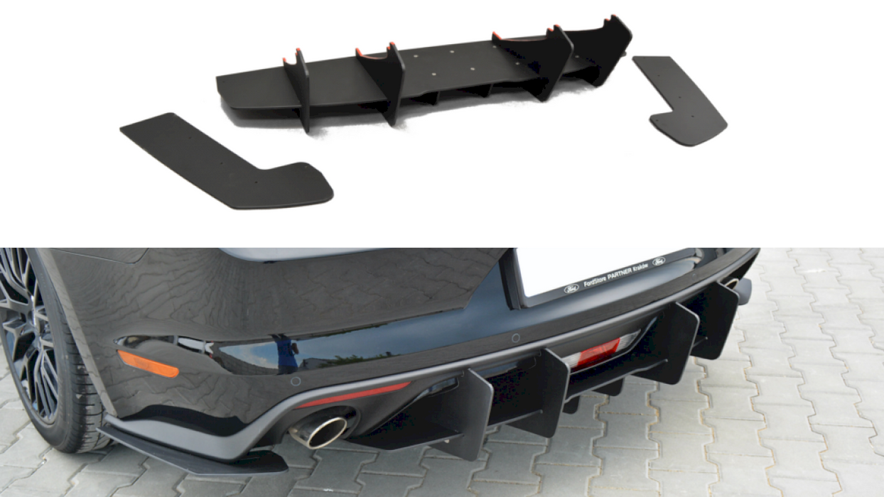 FORD MUSTANG MK6 GT - REAR DIFFUSER (2014-17)