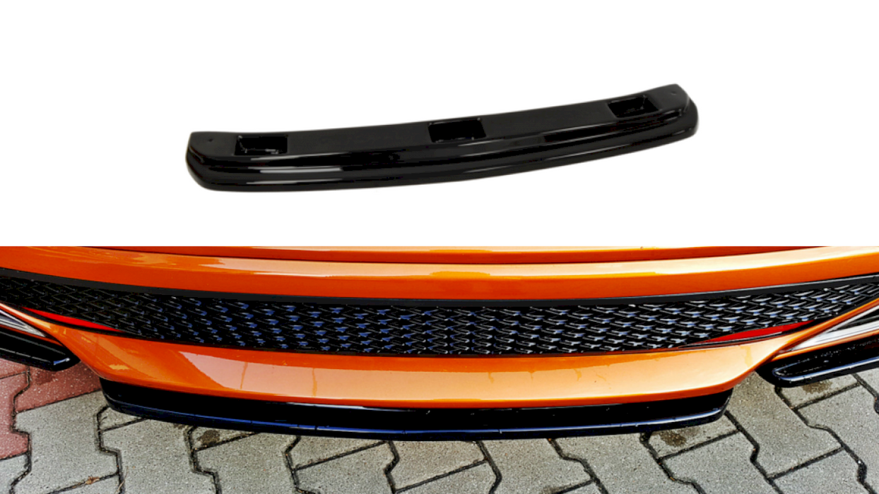 CENTRAL REAR SPLITTER HONDA CIVIC VIII TYPE S/R (WITHOUT VERTICAL BARS)