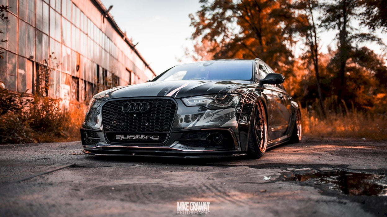 AUDI S6 C7 AVANT WIDE BODY + SET OF CARBON SPLITTERS