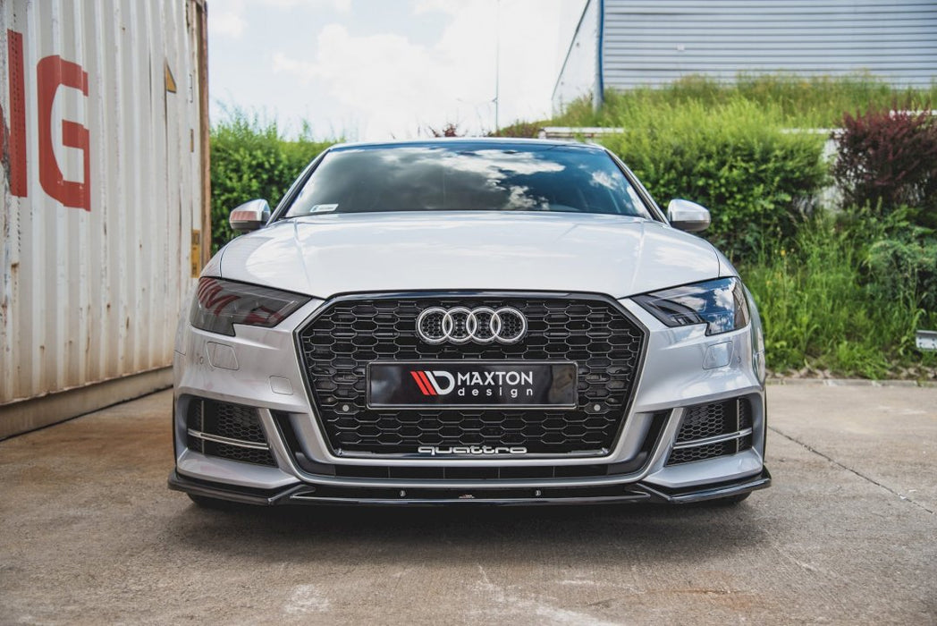 FRONT SPLITTER V.3 AUDI S3 / A3 S-LINE 8V FACELIFT SEDAN (2016-2020)