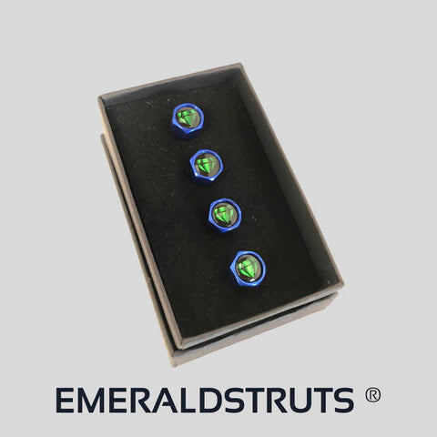 Emerald Struts Valve Caps