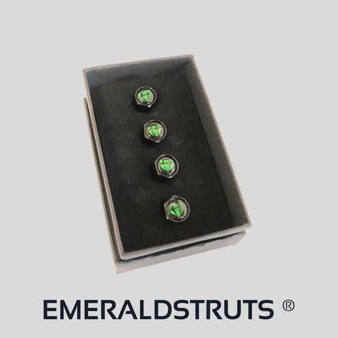 Emerald Struts Valve Caps