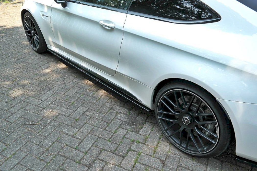 SIDE SKIRTS SPLITTERS MERCEDES C 205 63 AMG COUPE (2016-2018)