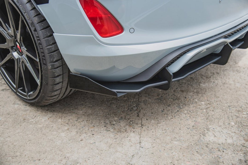 STREET PRO REAR DIFFUSER(+FLAPS) FORD FIESTA MK8 ST (2018-) — Emerald ...