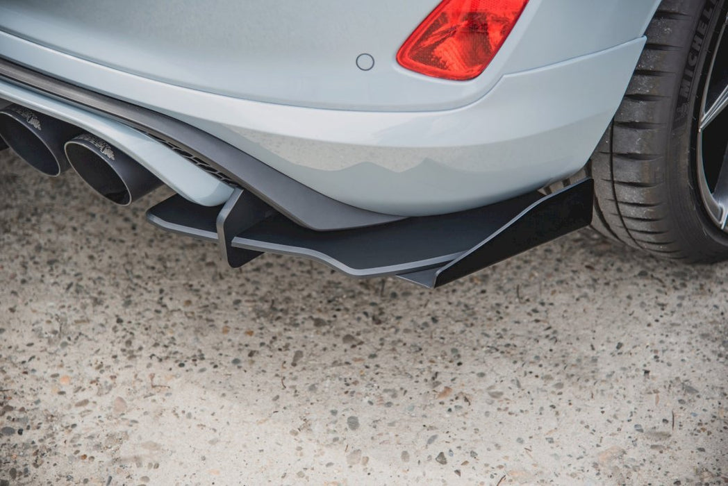 STREET PRO REAR DIFFUSER(+FLAPS) FORD FIESTA MK8 ST (2018-) — Emerald ...