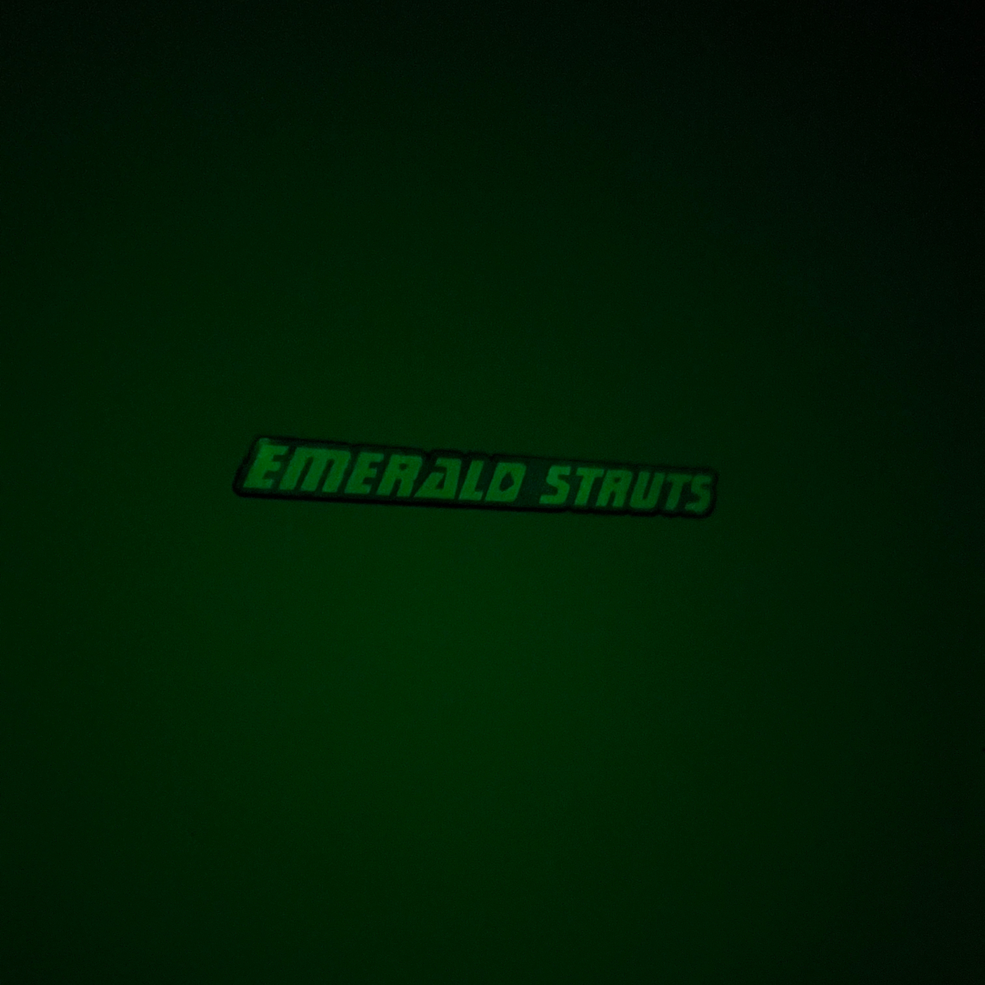 Emerald Struts Glow Sticker (2)