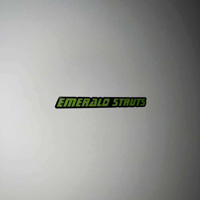 Emerald Struts Glow Sticker (2)