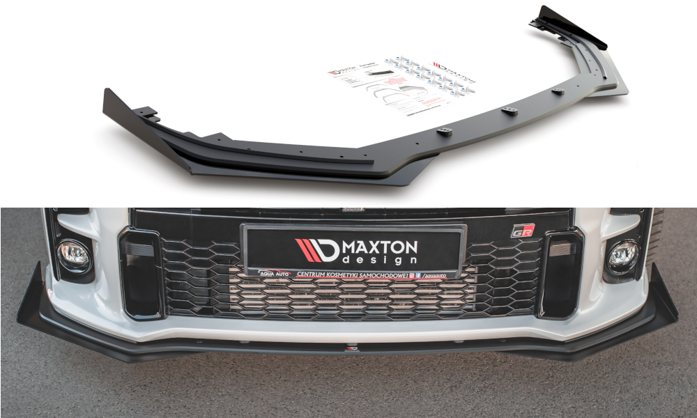 RACING DURABILITY FRONT SPLITTER + FLAPS TOYOTA GR YARIS MK4