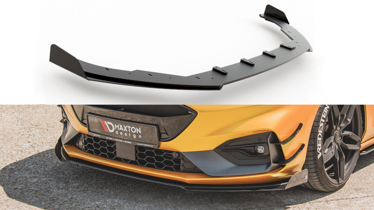 MAXTON RACING FRONT SPLITTER (+FLAPS) FORD FOCUS MK4 ST/ MK4 ST LINE (2019-)